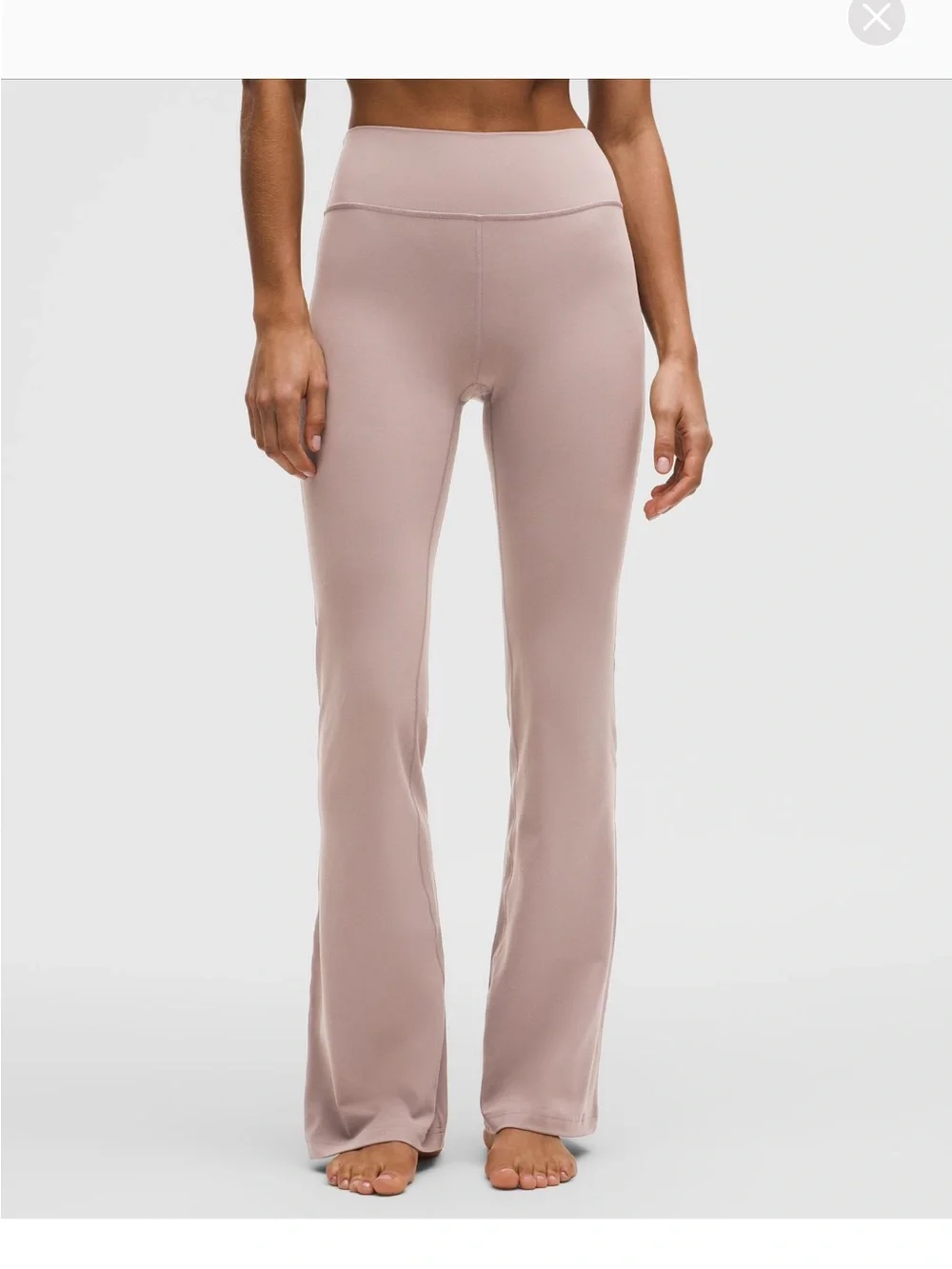 lululemon🍋Groove Nulu-HR Flare Pant Size 6 Ashen Rose NWT Regular Length - Picture 1 of 10
